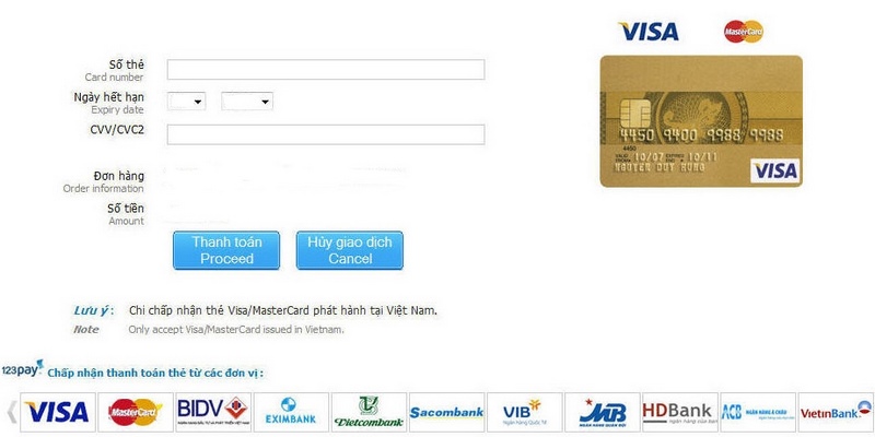 Hướng dẫn thanh toán qua thẻ Visa tại W88 dễ dàng, siêu tốc